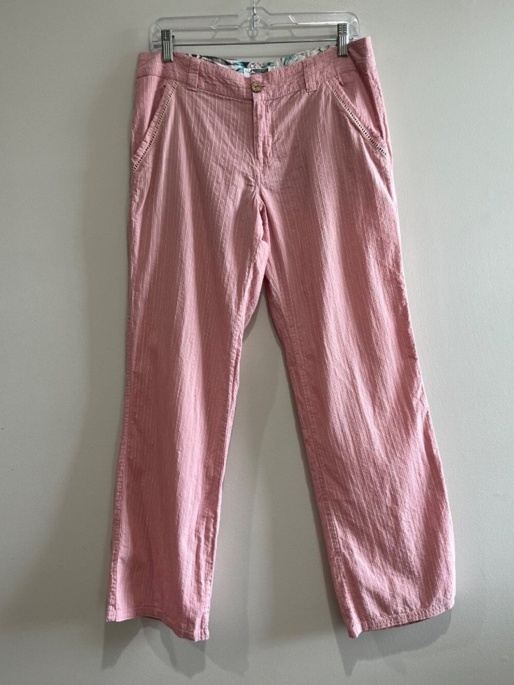 Mountain Khakis Seaside Relaxed Fit Pants Womens 6 Pink